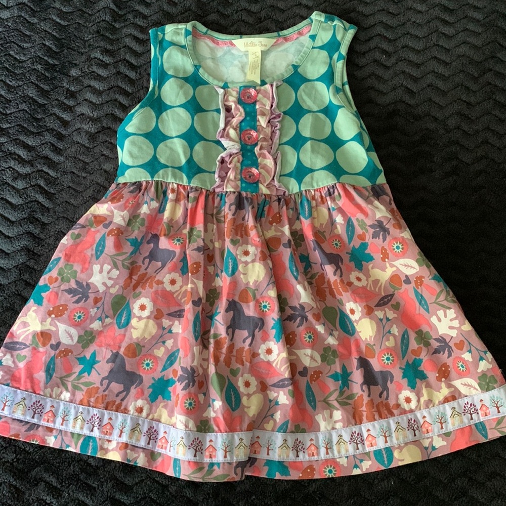 Matida Jane Colorful Kids Sleeveless Top